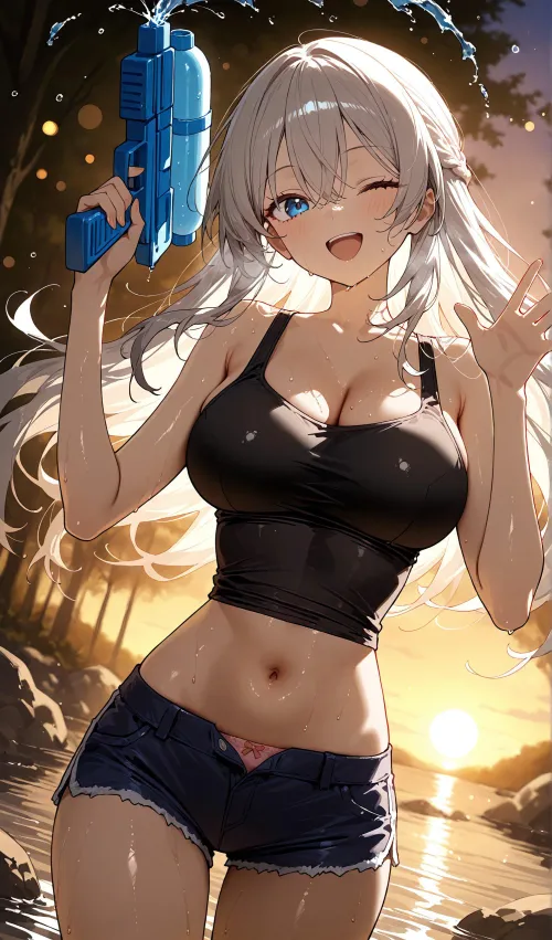 Thumbnail Unleash the Fun with Super Soaker by CheetahSperm18 from animemidriff