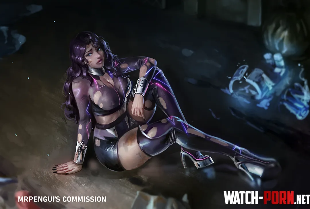 Karina defeat commission by MRpenguiart