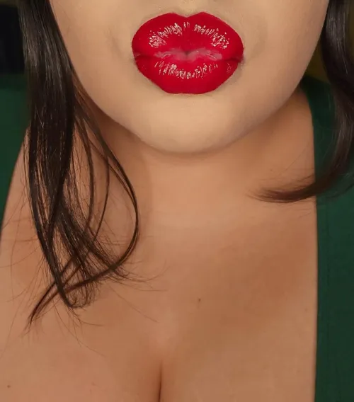 Thumbnail Pout with LinaLush's Cherry Red Photos in Pouting