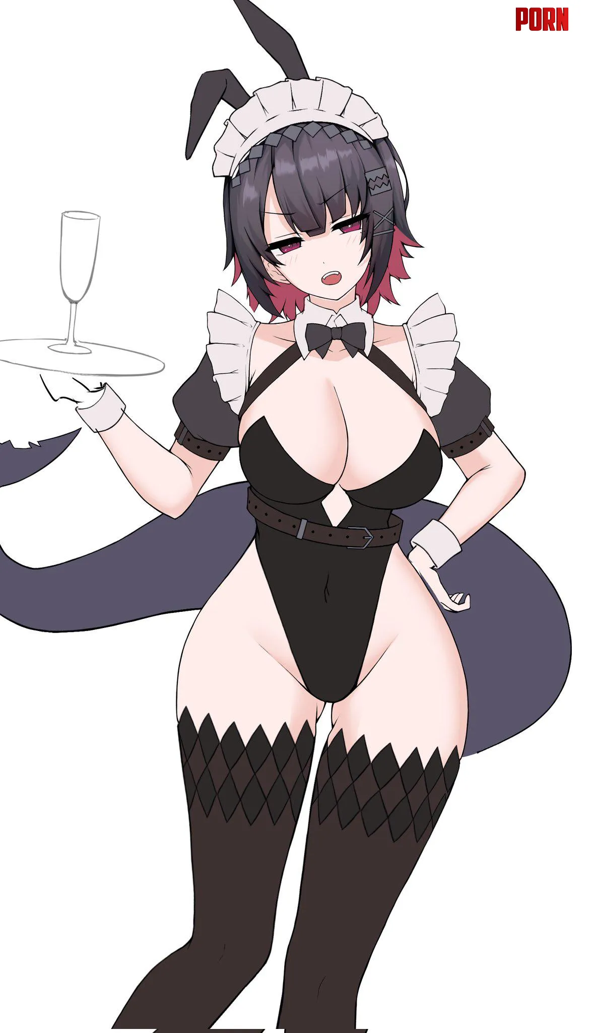 Waitress Bunny Ellen Zenless Zone Zero by Lovelycuttte