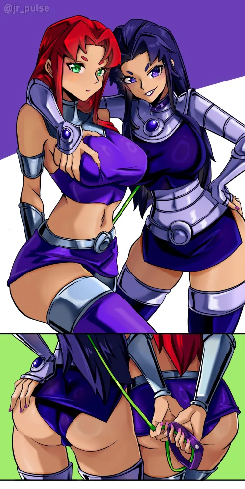 Thumbnail Starfire x Blackfire jrpulse Teen Titans Exploration by No_Stay_7237 | OppaiLove