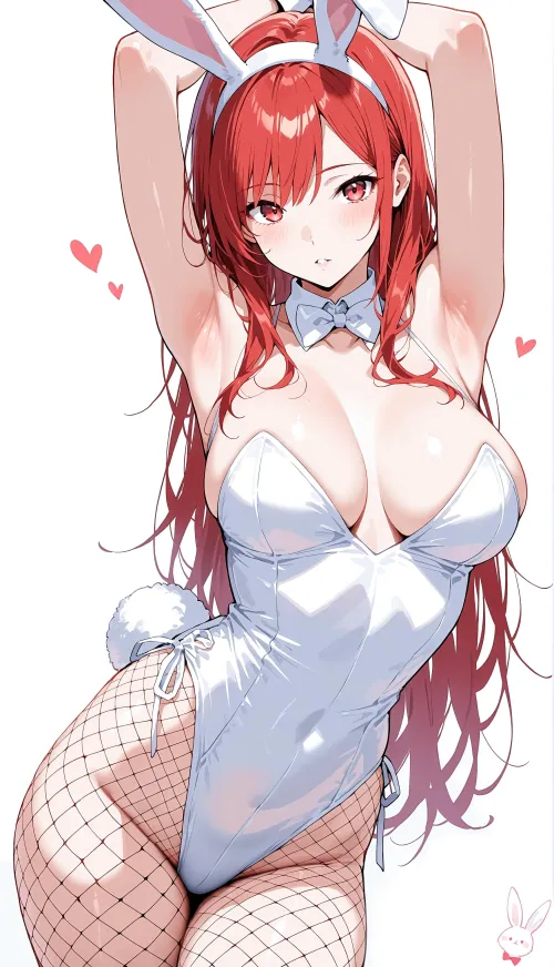 Thumbnail Unveiling the Enchanting Redhead Bunny Girl by CheetahSperm18