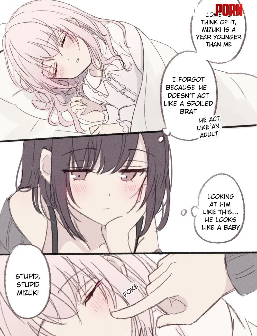 Sleeping Mizuki by smolbaka