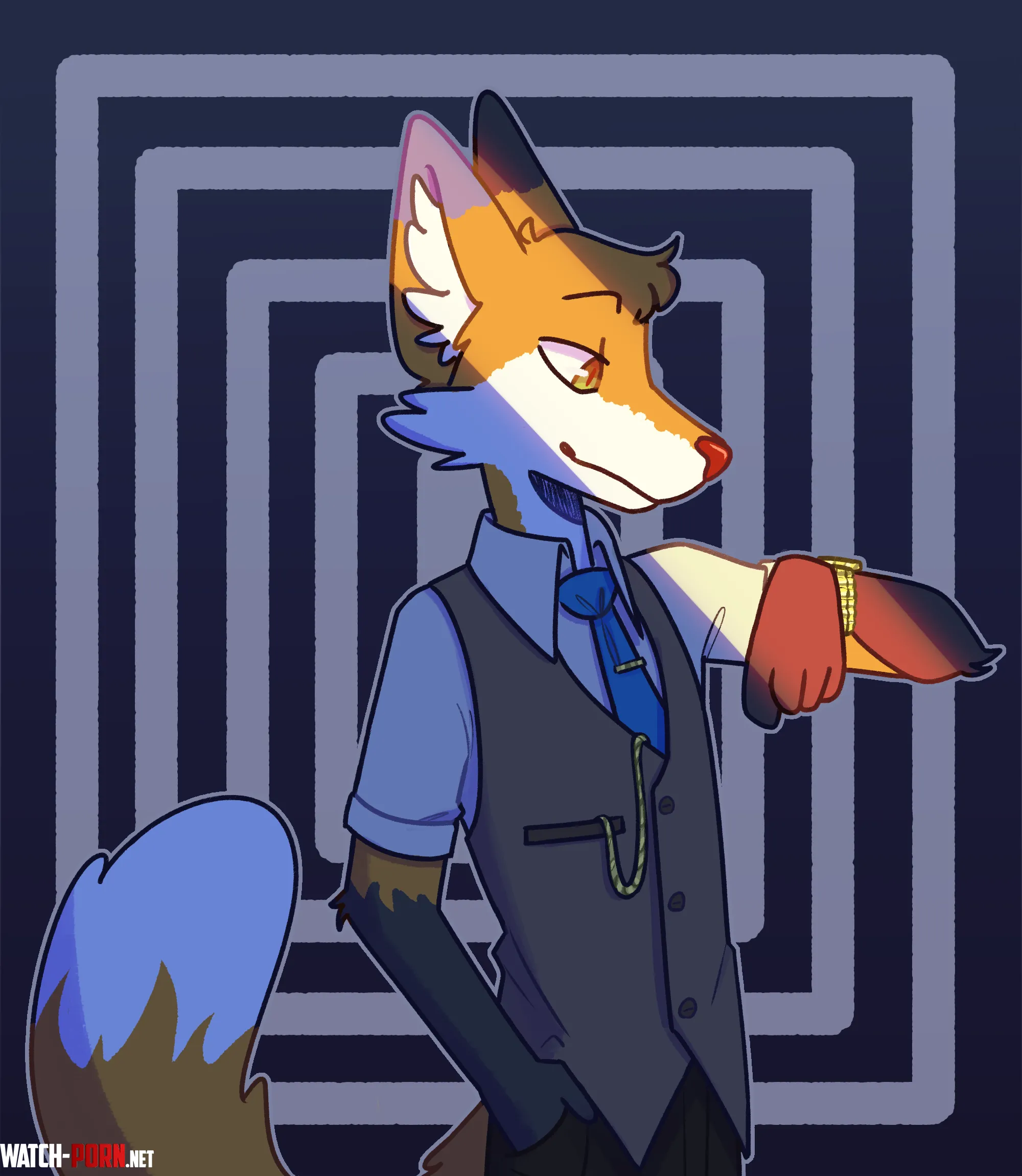 Hes such a mysterious guy art by me by Re_not_Rob