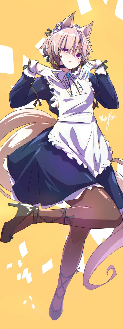 Thumbnail Maid Horse Marky Evan Art | CuteTraps Category