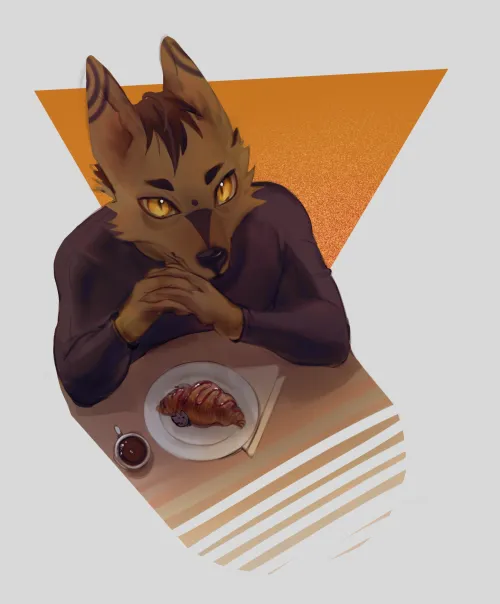 Thumbnail Sweet Breakfast Art: Ok-Cress6100's Heartwarming Furry Creations