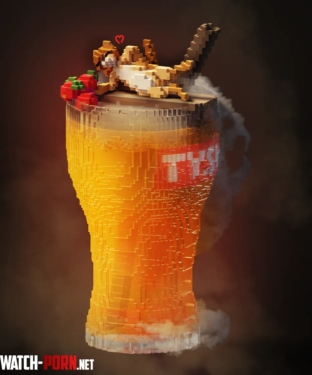 Furry beer by Maciek_Voxel