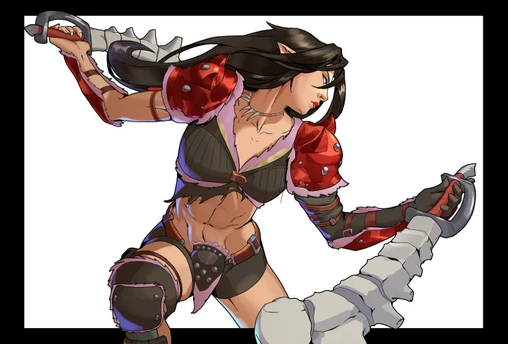 Thumbnail Successful-Rub1963's Fitdrawngirls: Lean Muscle Mommy