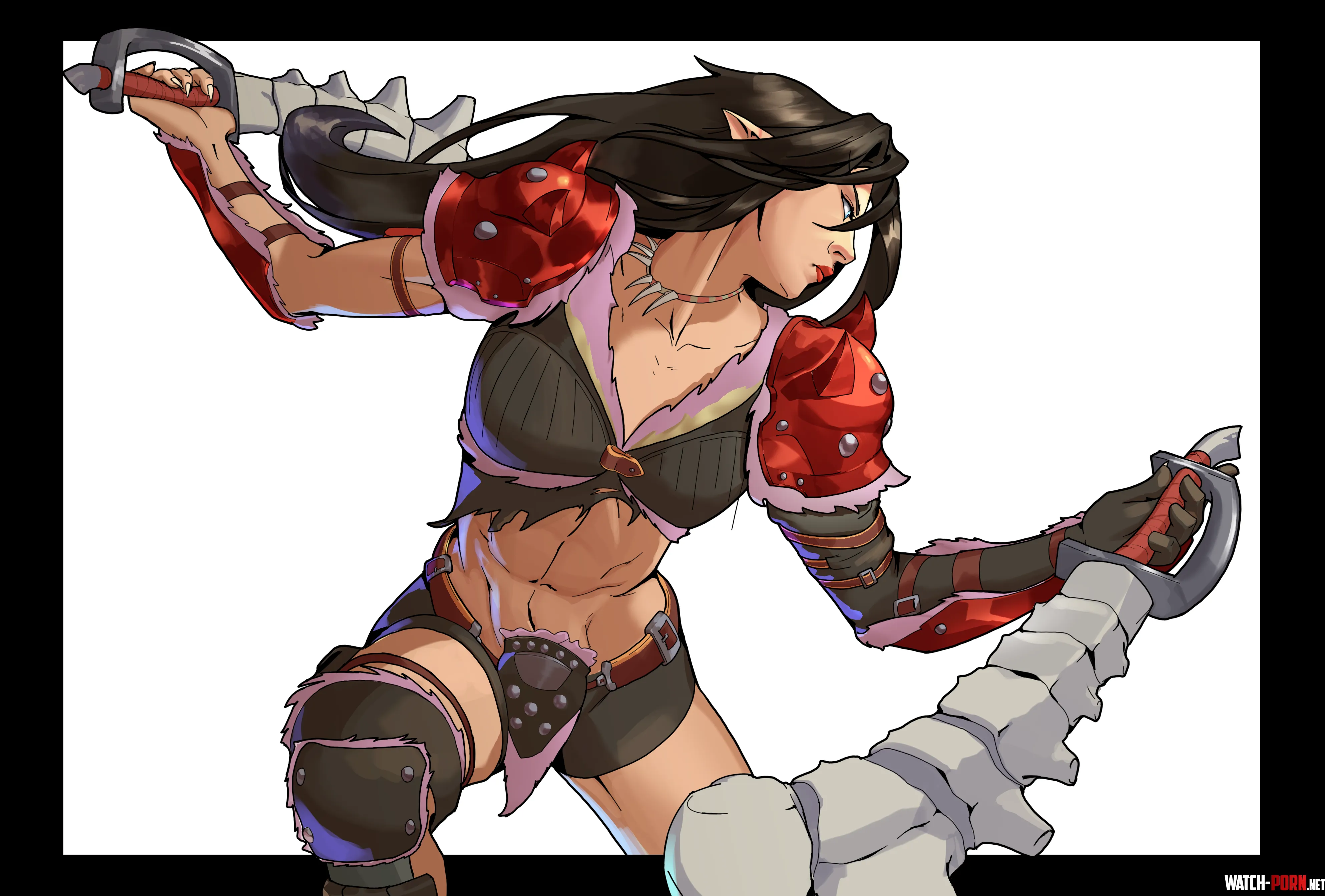 Lean Muscle Mommy maxgalore Monster Hunter OC by Successful-Rub1963