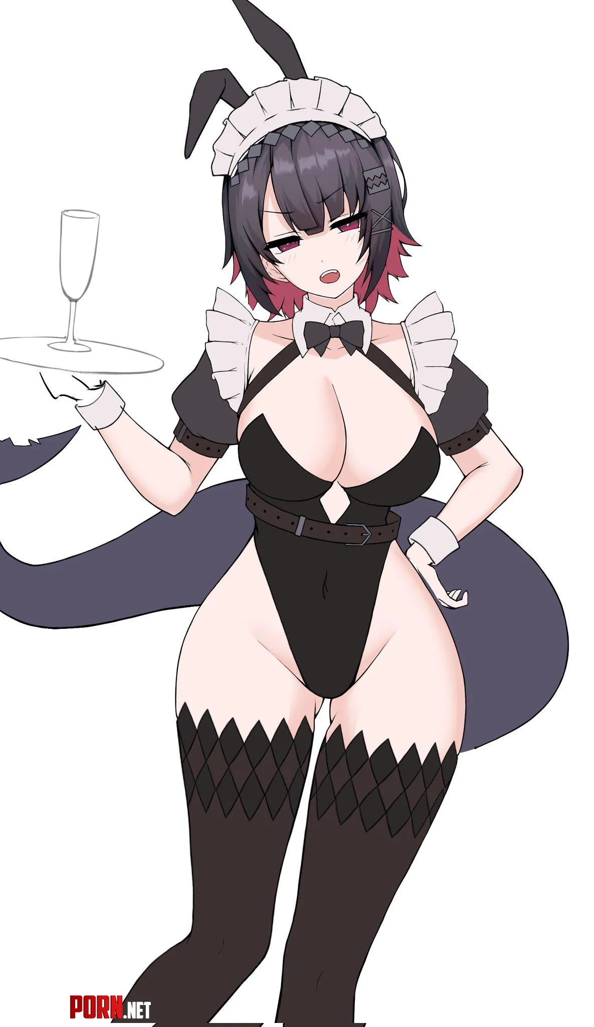 Waitress Bunny Ellen Zenless Zone Zero by Lovelycuttte
