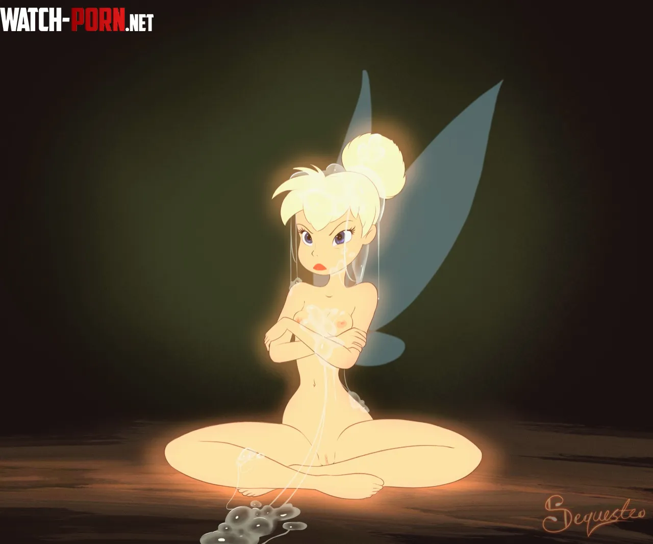 Messy Tinker Bell Peter Pan Sequestro by myfriendscantknow