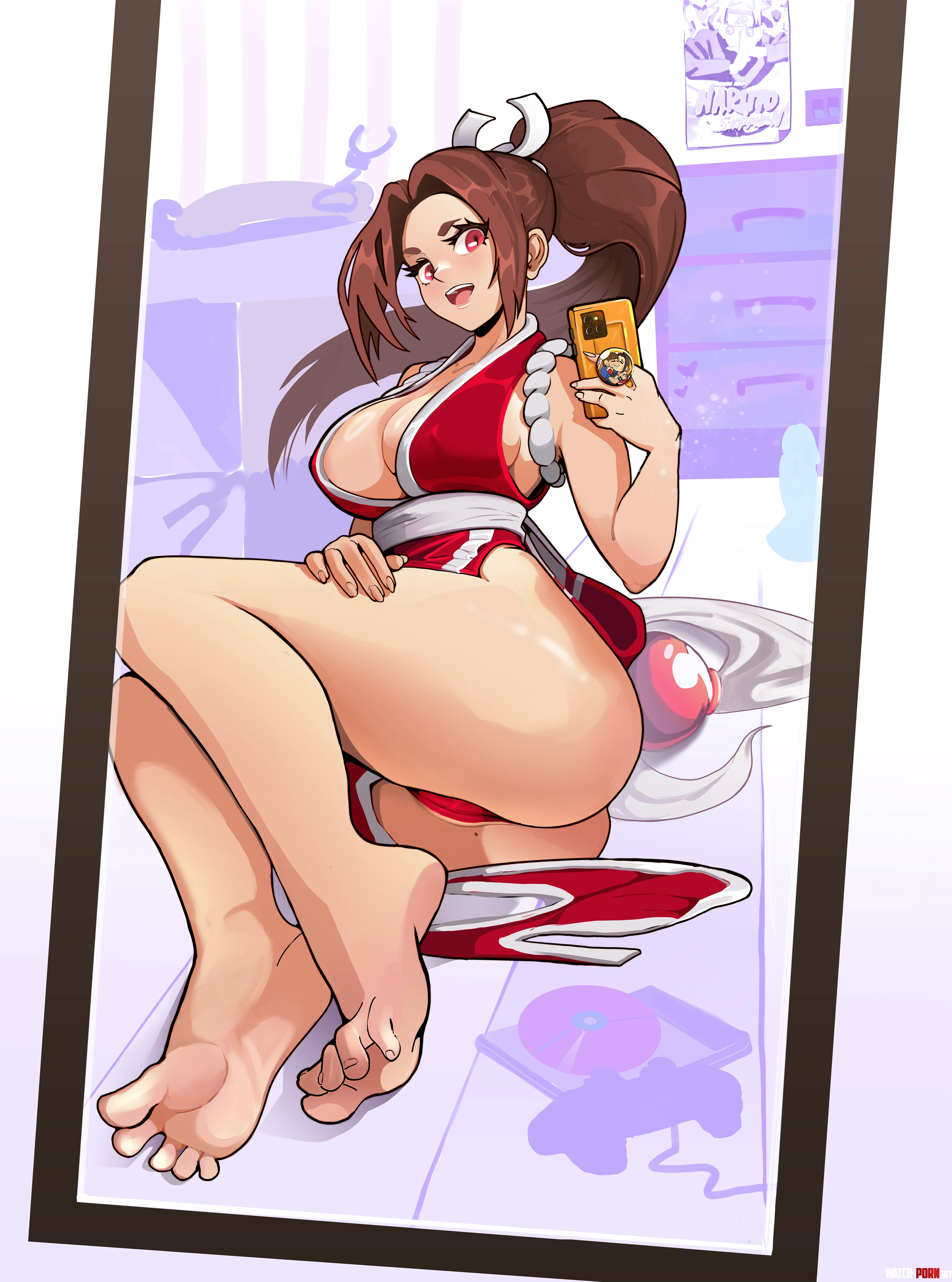 Mai shiranui art by me kupdoodles by kupdoodles