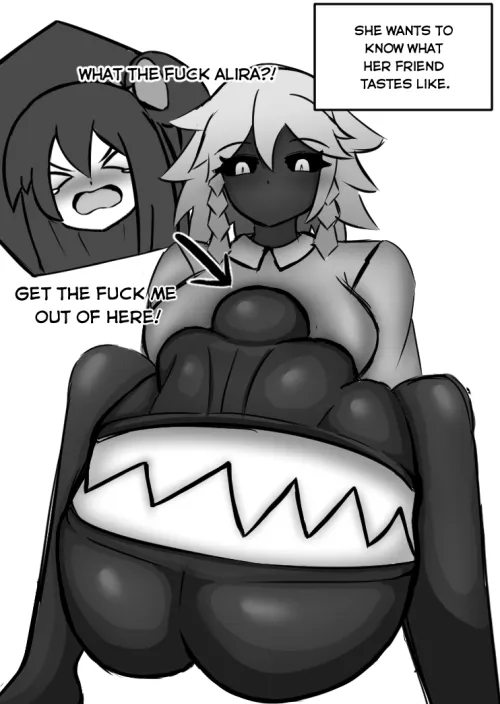 Thumbnail Captivating Art by Zen3 Featuring Alira and Friend | Zen661 | Vore