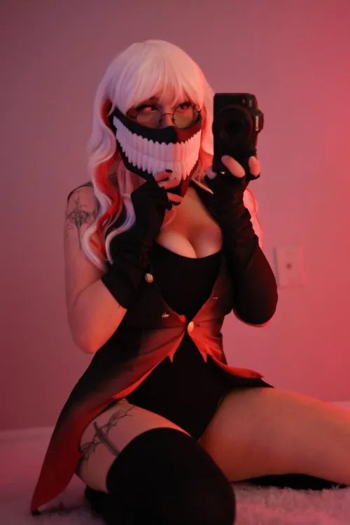 Thumbnail Cosplay Creativity: Aria's Okarun Turbo Granny Transformation | cosplaygirls