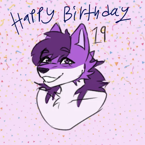 Thumbnail Turning 19 Today - Art by Naive-Appointment231 | furry