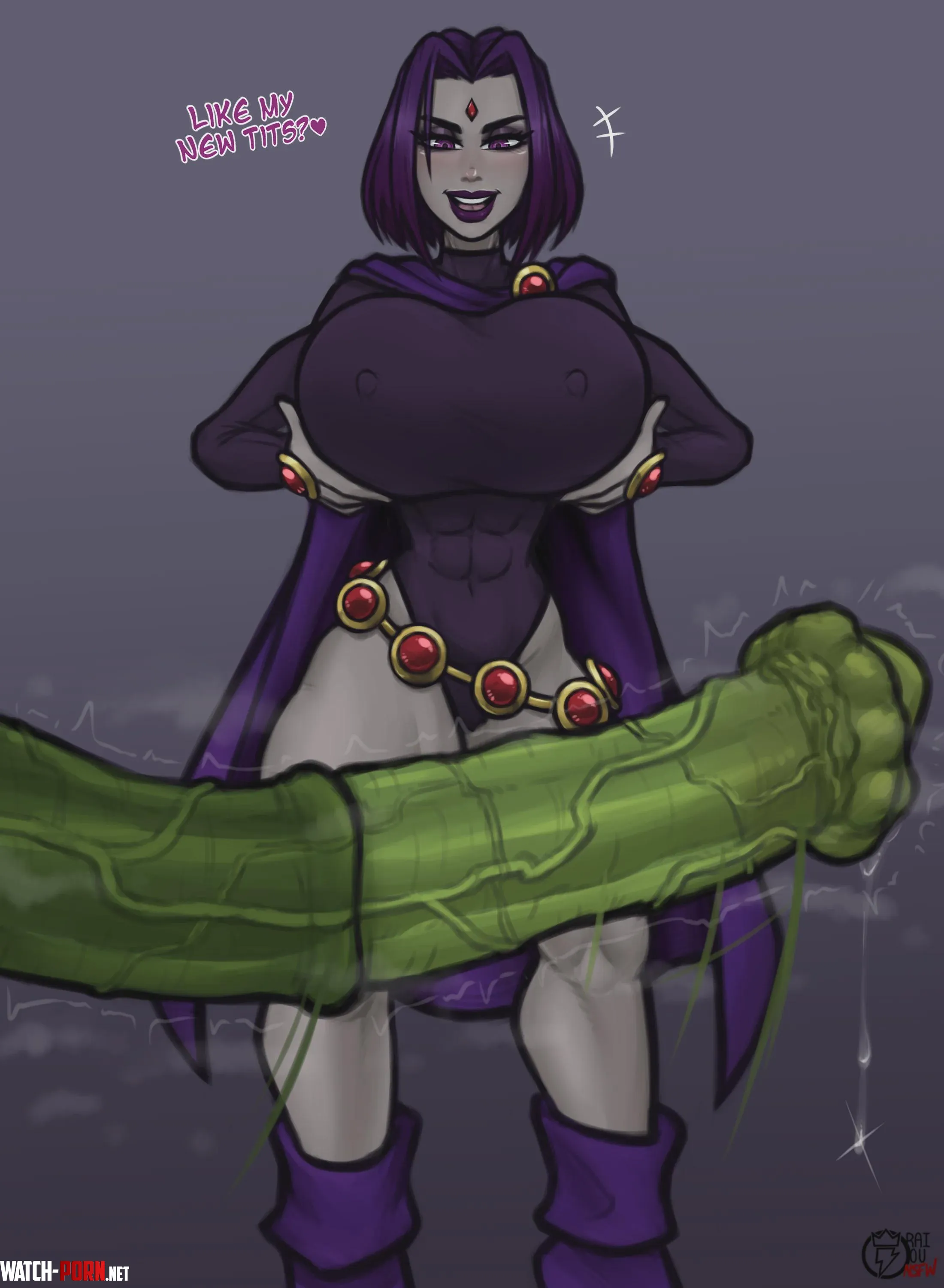 Somebody is excited by seeing goth tits raiounsfw by Erika_17