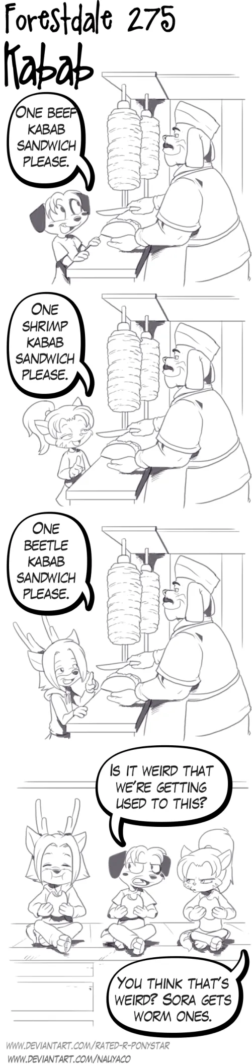 Thumbnail Forestdale 275 Kabab Art Collaboration By Nauyaco and Talos Lives in the Furry Genre