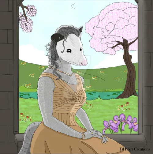 Thumbnail Furry Possum Princess Art by DHArtCreations