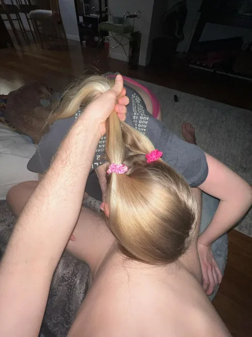 Thumbnail Pigtails Play: Don't Let Go with Golden_Rapunzel | pigtails