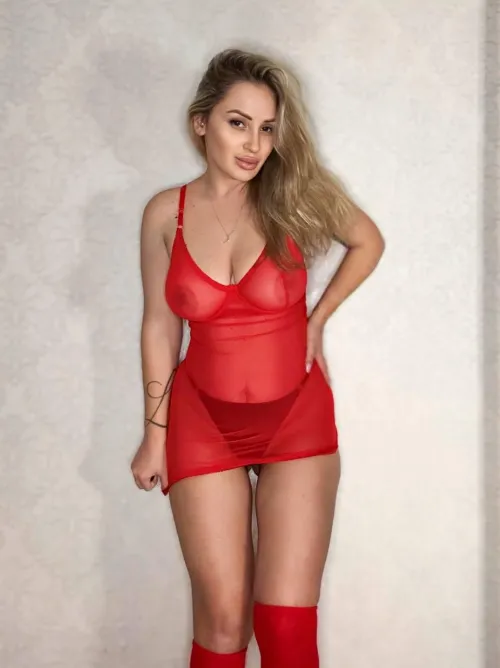 Thumbnail Red Lingerie Attraction - All Eyes on NastyaFlirty