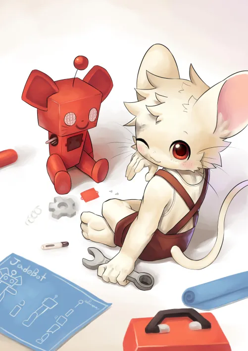 Thumbnail Beep Boop by Swandoessns | Furry Category