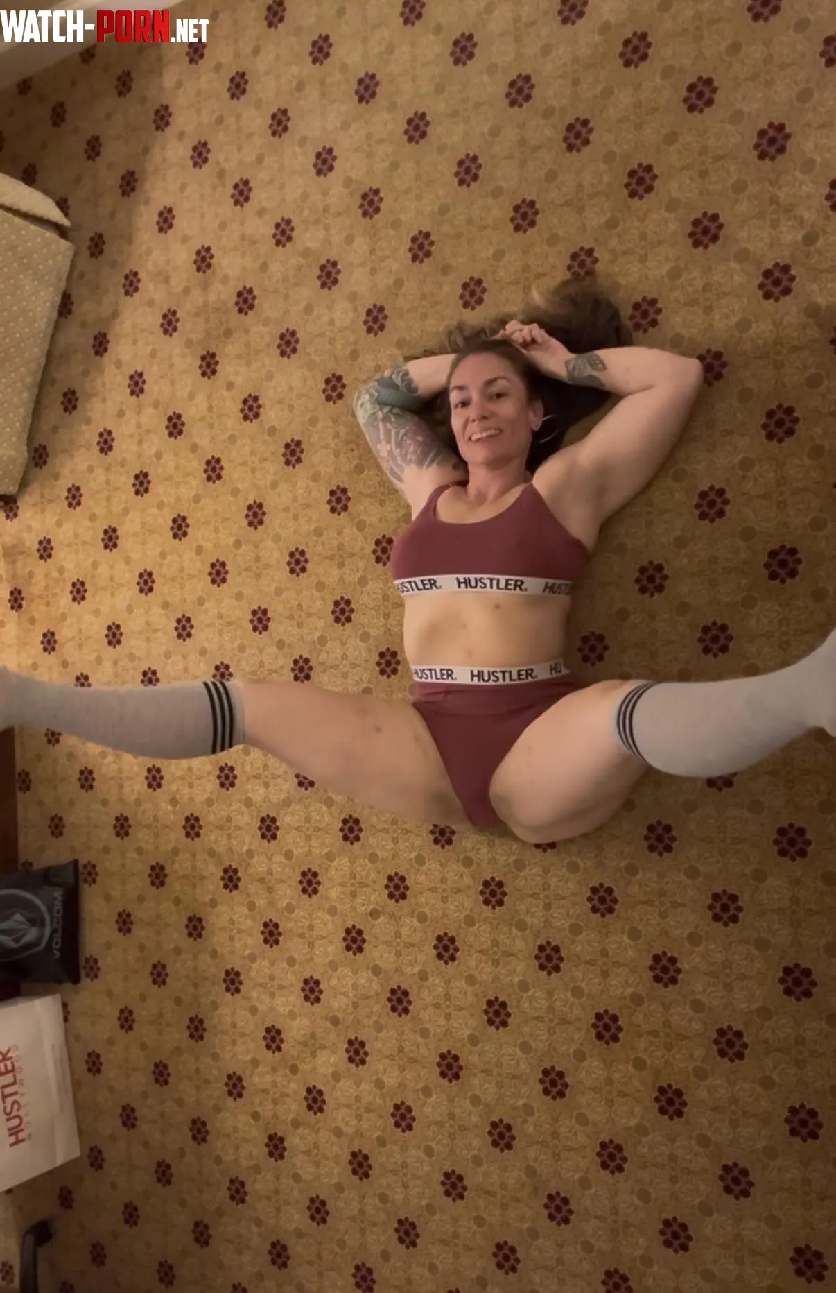 Good Morning Working on my flexibility by cindyvanessa