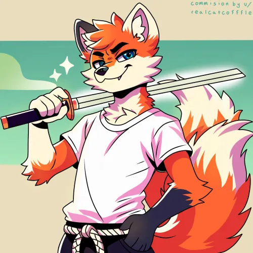 Thumbnail COM Silly Fox for Daemoncool on Discord by Realcatcoffle | Furry Category