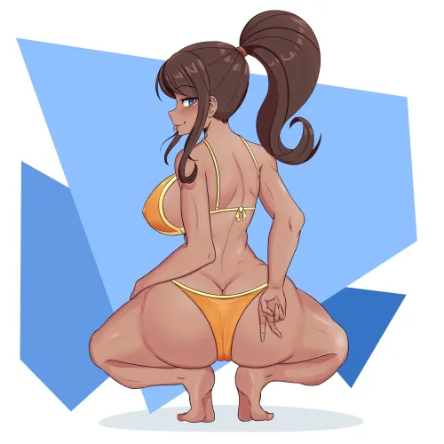 Thumbnail Aoi Asahina Stooping Down: An AnimeBooty Delight by LafterMastr