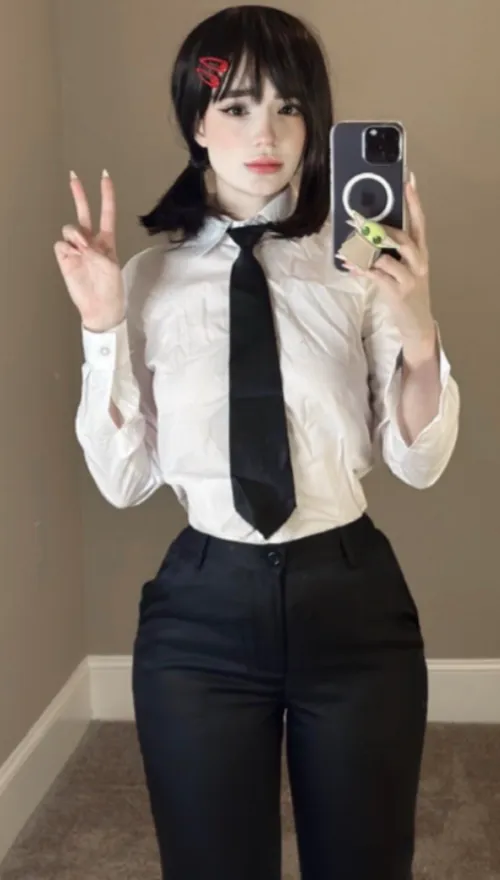 Thumbnail Chainsaw Man Cosplay Alert: Kobeni by LeesiBB's NSFWCostumes