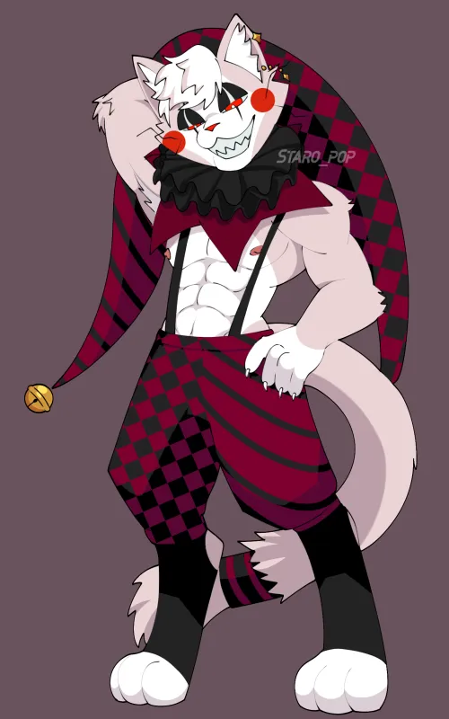 Thumbnail COM A Clown Cat by Staro_rock_80 | Furry Category