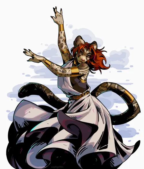Thumbnail Hades-Style Comm for KeetaCat by SaphGriffin
