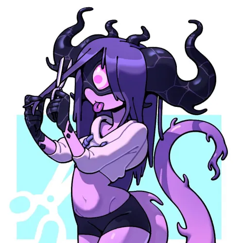 Thumbnail Purple Demon Girl Beauty by ToonAdventure | MonsterGirl Magic