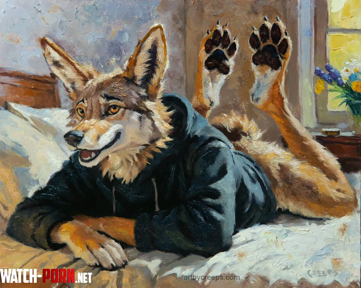 Coyote Boy my newest oil painting by 0-disgustipated