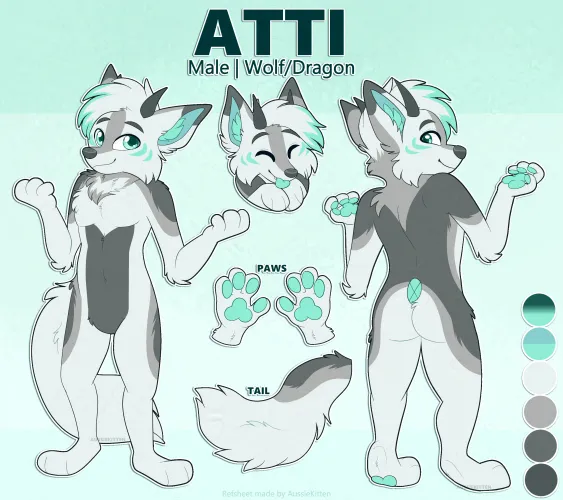 Thumbnail Exploring the Mystical World of Wolf Dragon Art by Aussie_Kitten_ in Furry Category