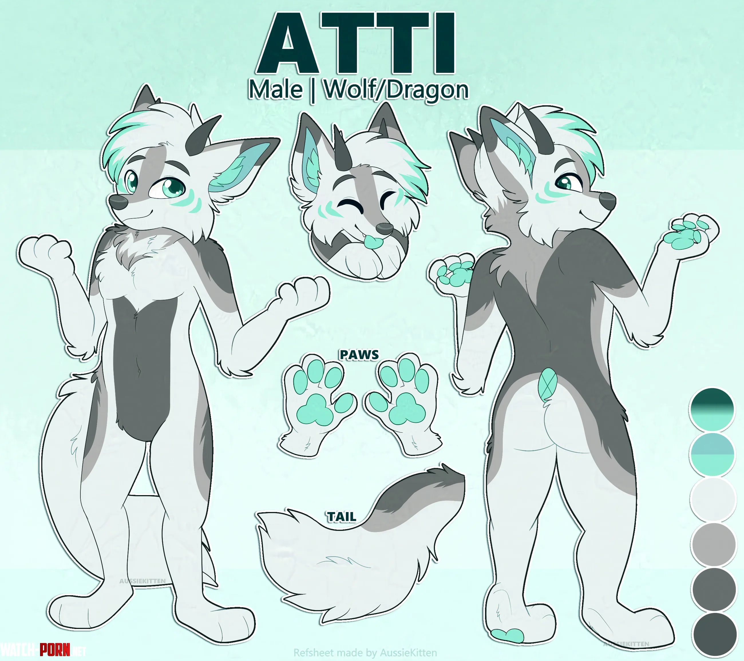 Wolf Dragon time  by Aussie_Kitten_