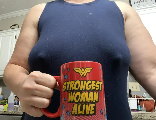 Thumbnail Fuel Your Day with Strong Coffee and Braless Vibes by Frisky_Vanilla