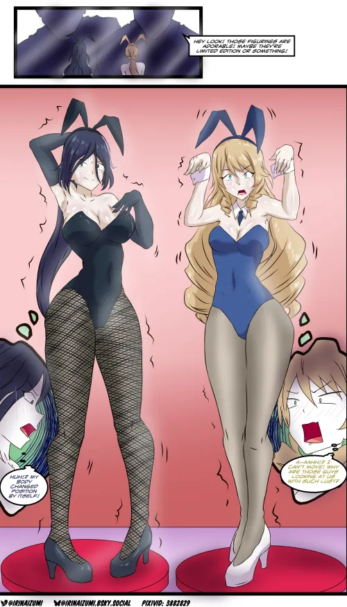 Thumbnail Dive into LoudContract2700's 'Navia and Clorinde Turned into Figurines' Transformation