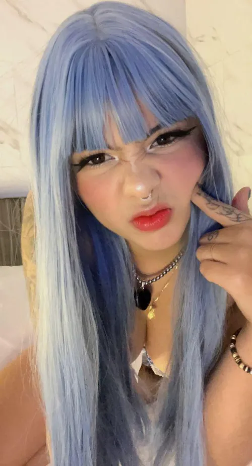 Thumbnail Neon Hair Vibes: Scroll-Worthy Moments by Small-Difference6374