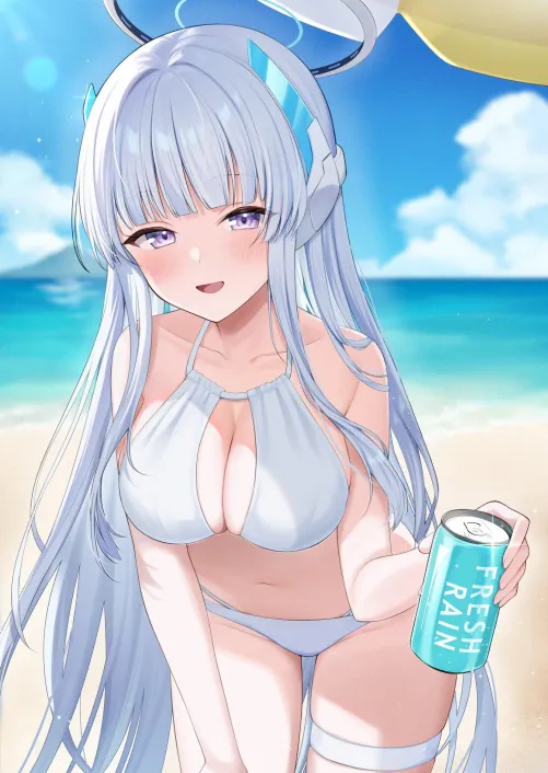 Thumbnail Refresh with Noa's Drink Offer in Blue Archive - pantsu Delight