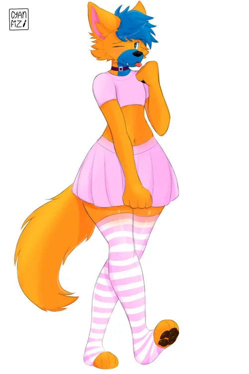 Thumbnail Fit Check Art Showcase by cyanfiz in Furry Theme