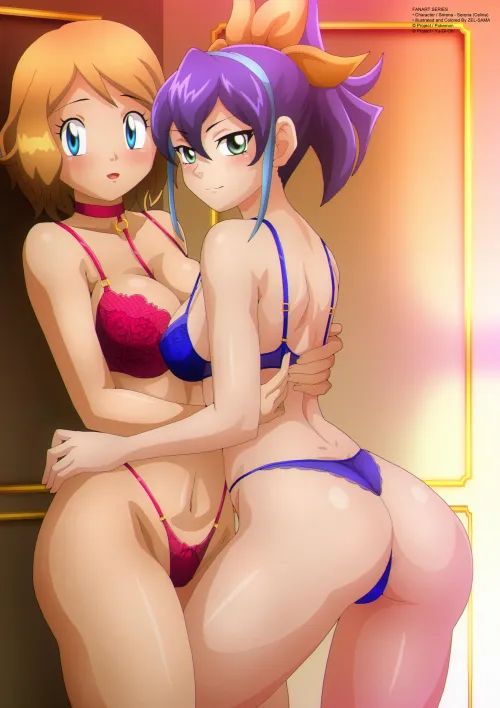 Thumbnail Serena X Pokemon X YuGiOh: Lovelycuttte's Playful Post