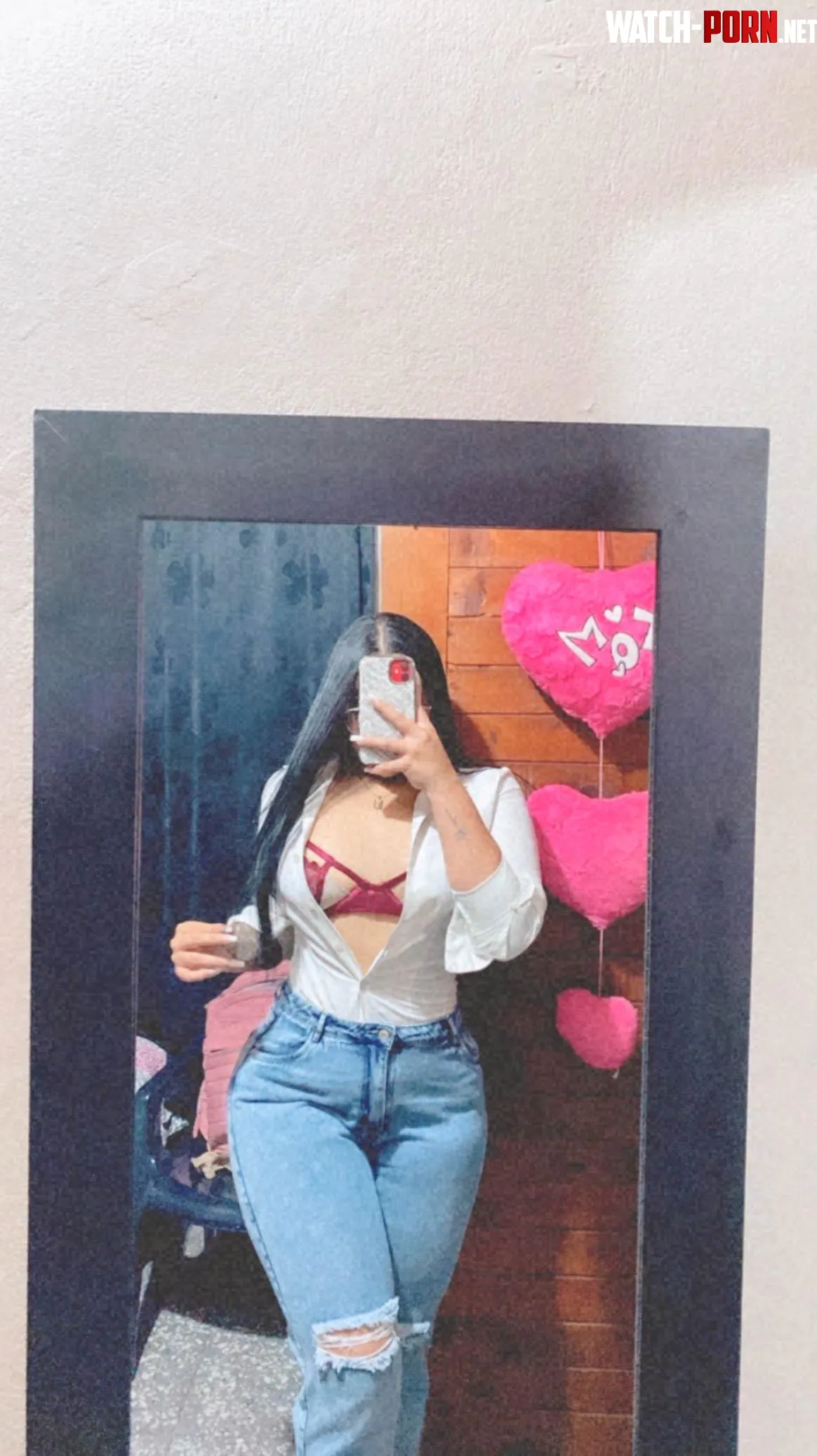 This is how a latina waits for you after a long day at work by yourfavgoodgurl