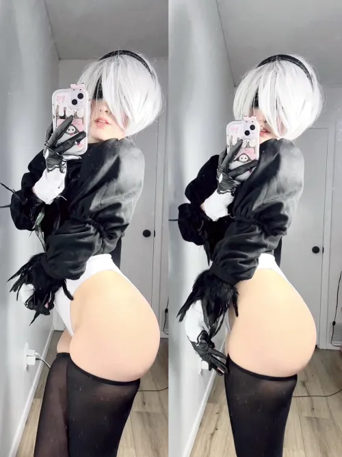 Thumbnail mewava's Sensational 2B Cosplay: A Must-See in cosplaygirls