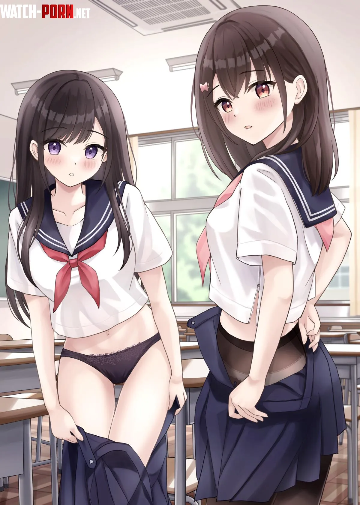 Schoolgirls Undressing In Class Original by Lovelycuttte
