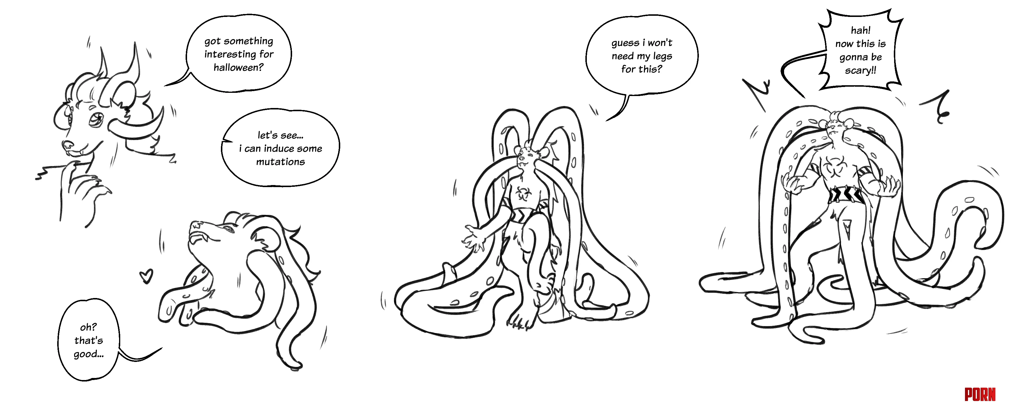 horntacles hornsamplimbs into tentacles by paradiseplumsyrup