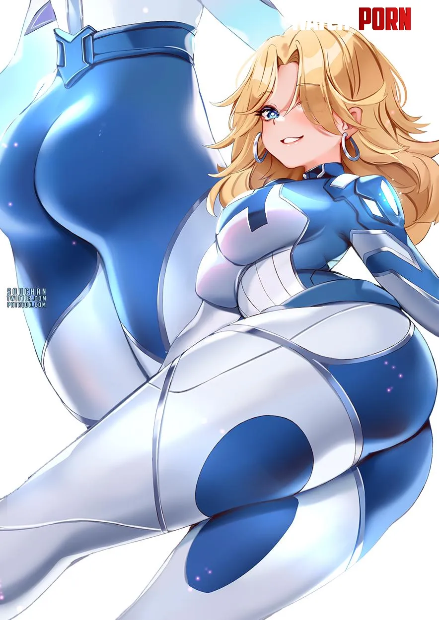 Sue Storm SquChan Marvel by ladylavaender