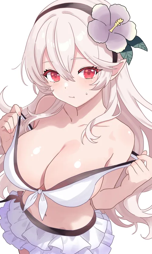 Thumbnail Corrin's Provocative Moment: Revealing in the Ecchi Category