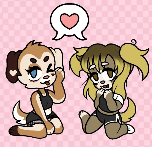 Thumbnail Chibi Fursona Doodles by Polybambi's Friends | Furry