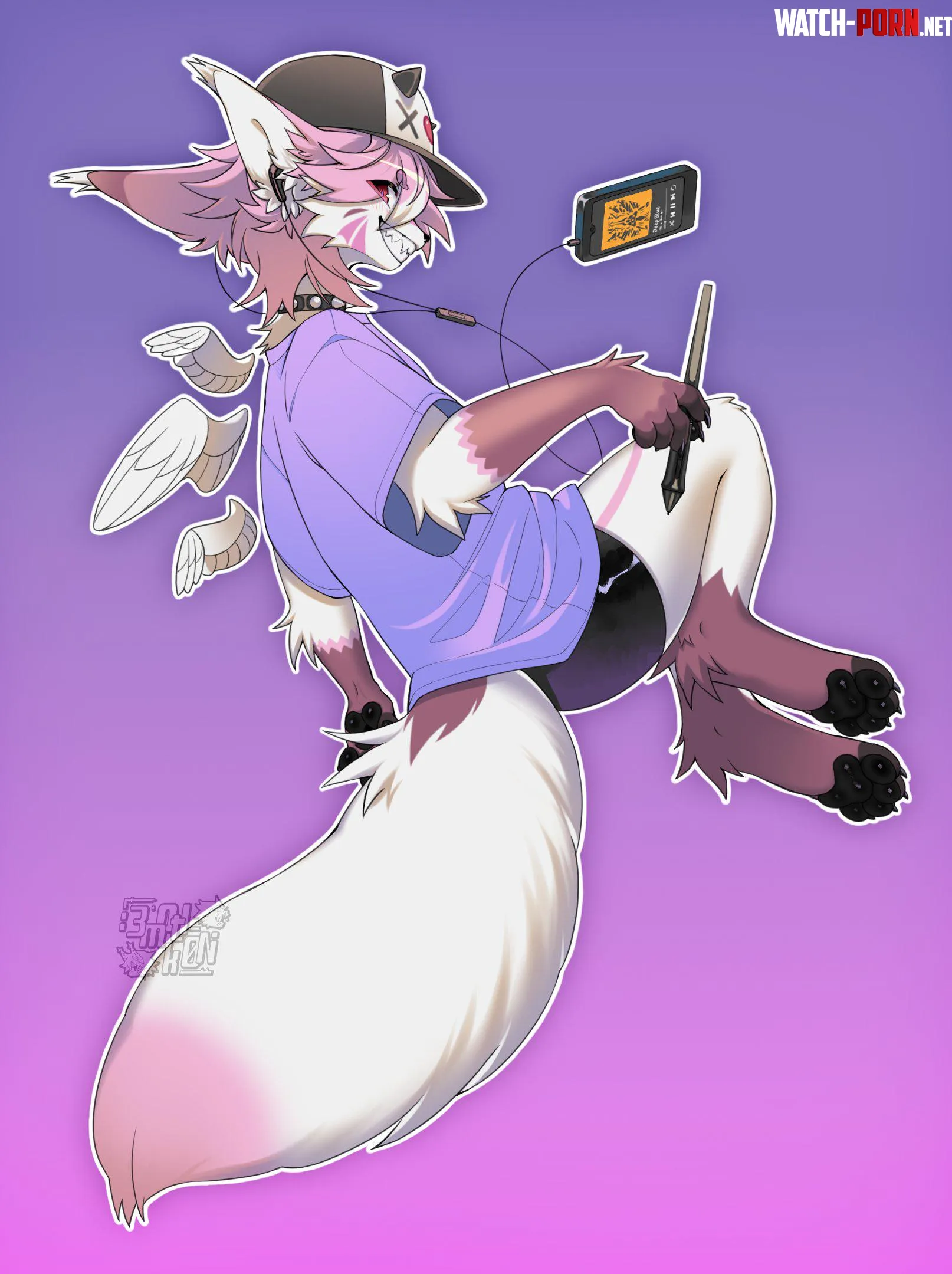 theyre listening to ULTRAKILL ost  by five-legged-fox