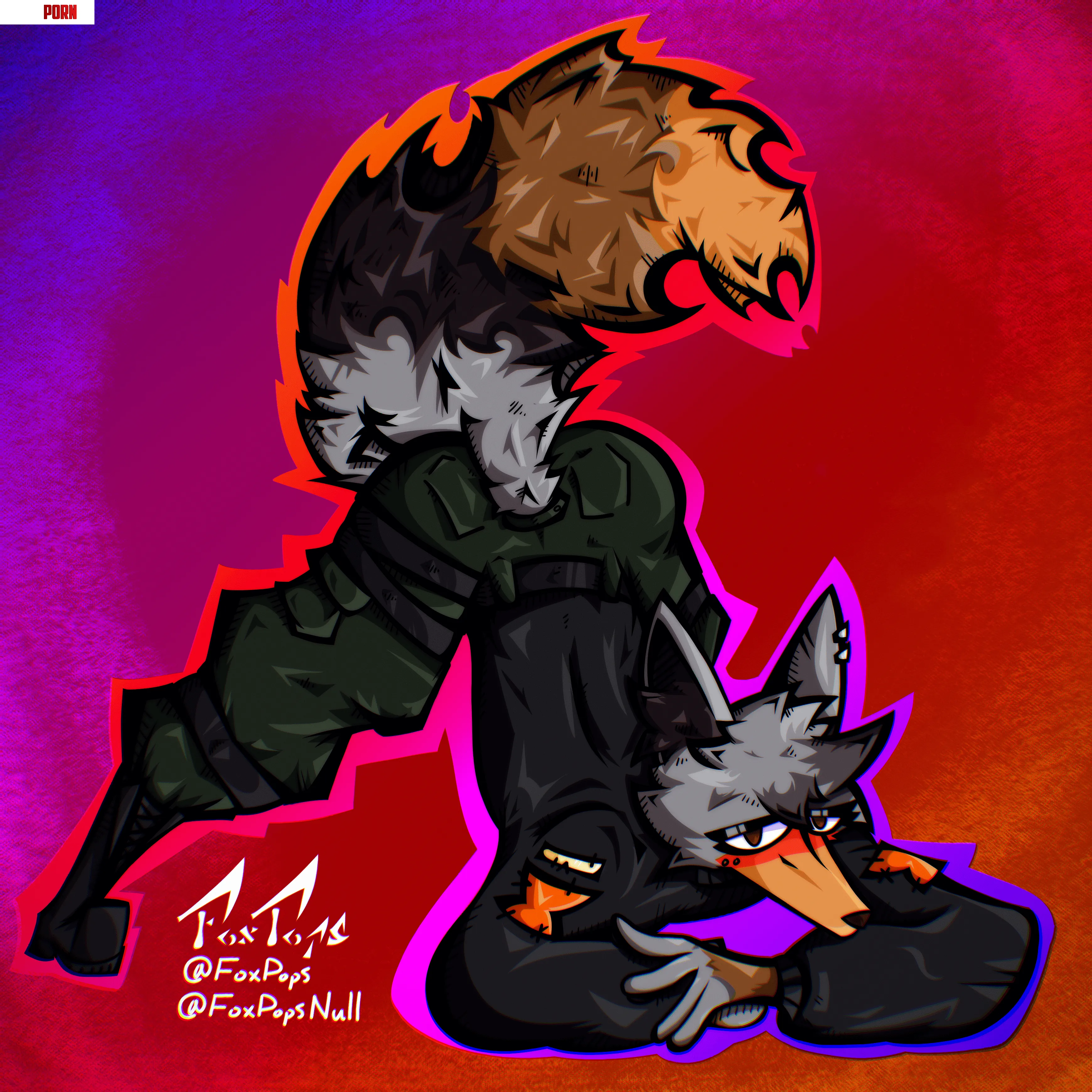 My gay ahh coyote Sparky Fixed by Theresaratinmymntdew